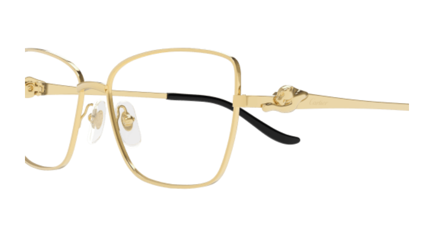 Panthère de Cartier Cat Eye Metal Eyeglasses