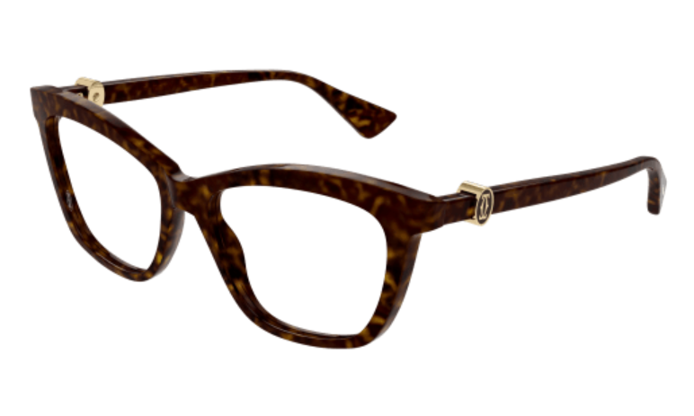 C de Cartier Cat Eye Acetate Eyeglasses