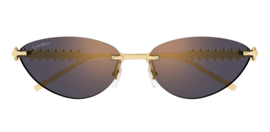 Clash de Cartier Rimless Metal Sunglasses