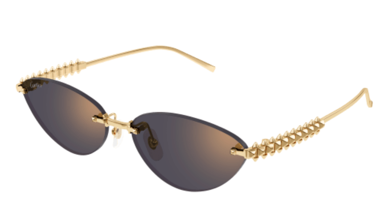 Clash de Cartier Rimless Metal Sunglasses