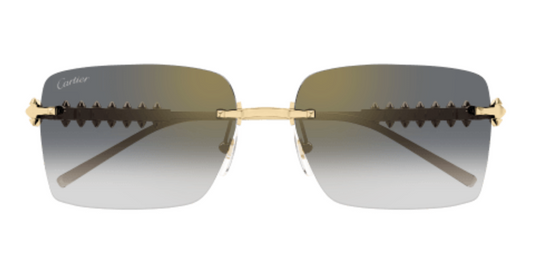 Clash de Cartier Rimless Metal Sunglasses
