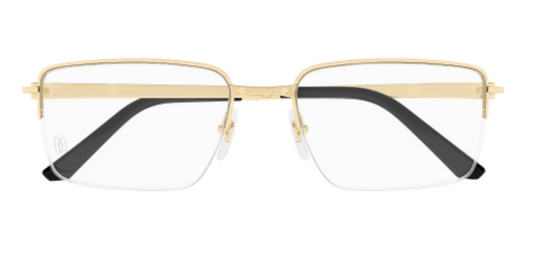 Santos de Cartier Rectangular Titanium Eyeglasses