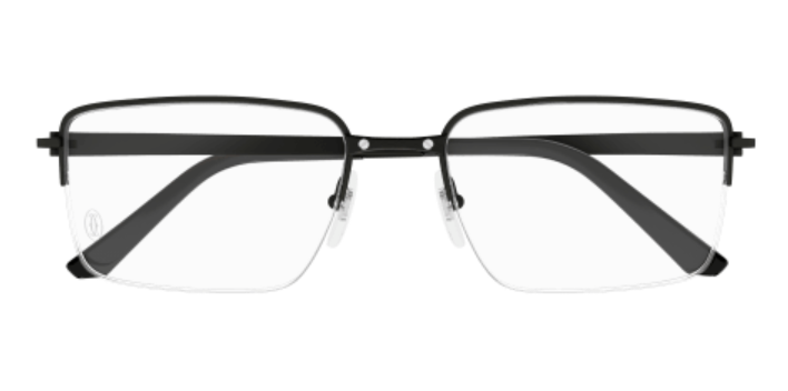 Santos de Cartier Rectangular Titanium Eyeglasses