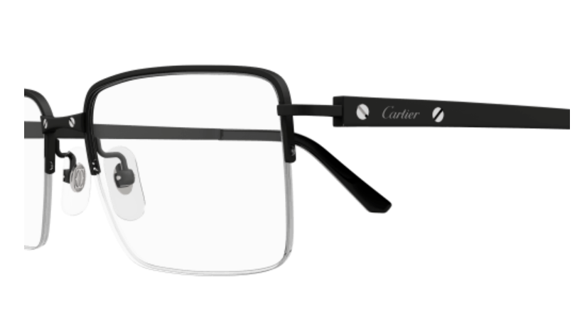 Santos de Cartier Rectangular Titanium Eyeglasses