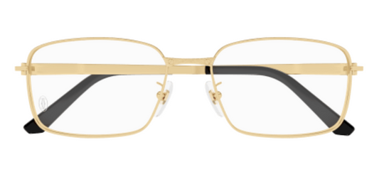 Santos de Cartier Rectangular Titanium Eyeglasses