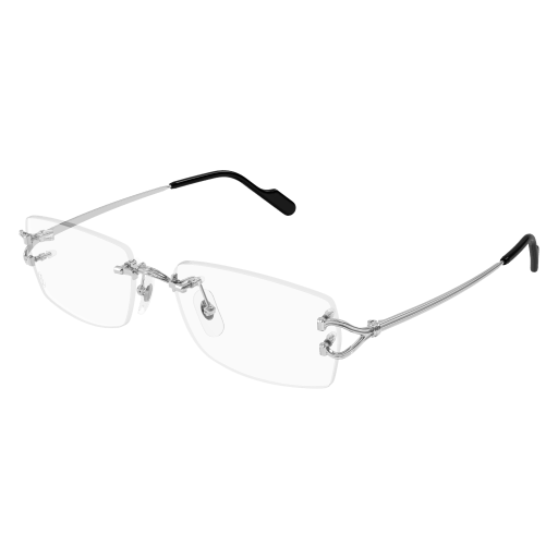 Classic C Motif Rectangular Rimless Eyeglasses