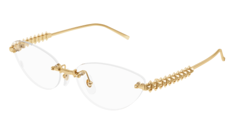 Clash de Cartier Rimless Metal Eyeglasses