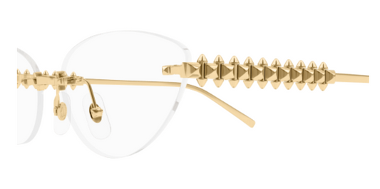 Clash de Cartier Rimless Metal Eyeglasses