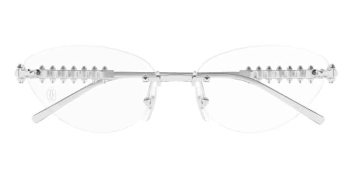 Clash de Cartier Rimless Metal Eyeglasses