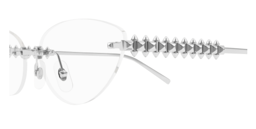 Clash de Cartier Rimless Metal Eyeglasses