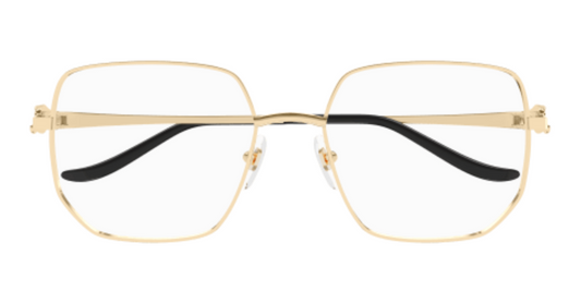 Panthère de Cartier Hexagonal Metal Eyeglasses