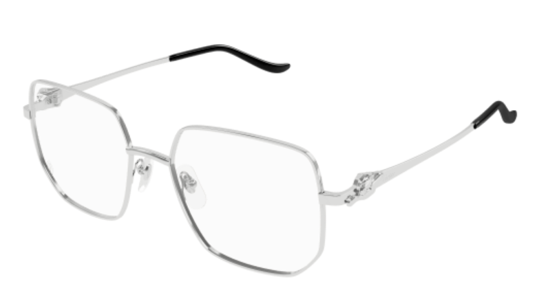 Panthère de Cartier Hexagonal Metal Eyeglasses
