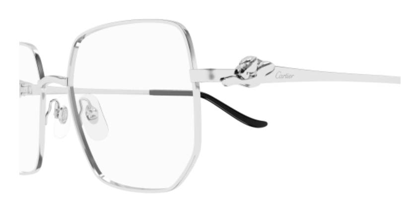 Panthère de Cartier Hexagonal Metal Eyeglasses