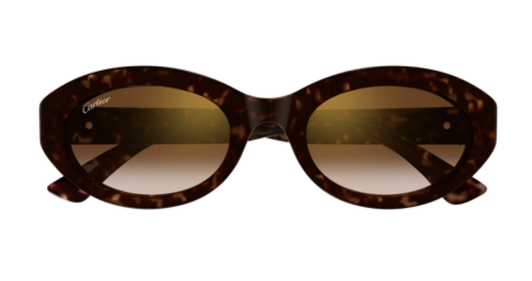 Signature C de Cartier Oval Acetate Sunglasses