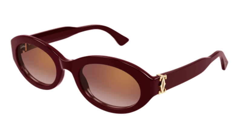 Signature C de Cartier Oval Acetate Sunglasses