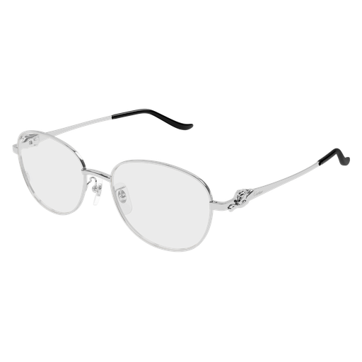 Panthère de Cartier Round Metal Eyeglasses