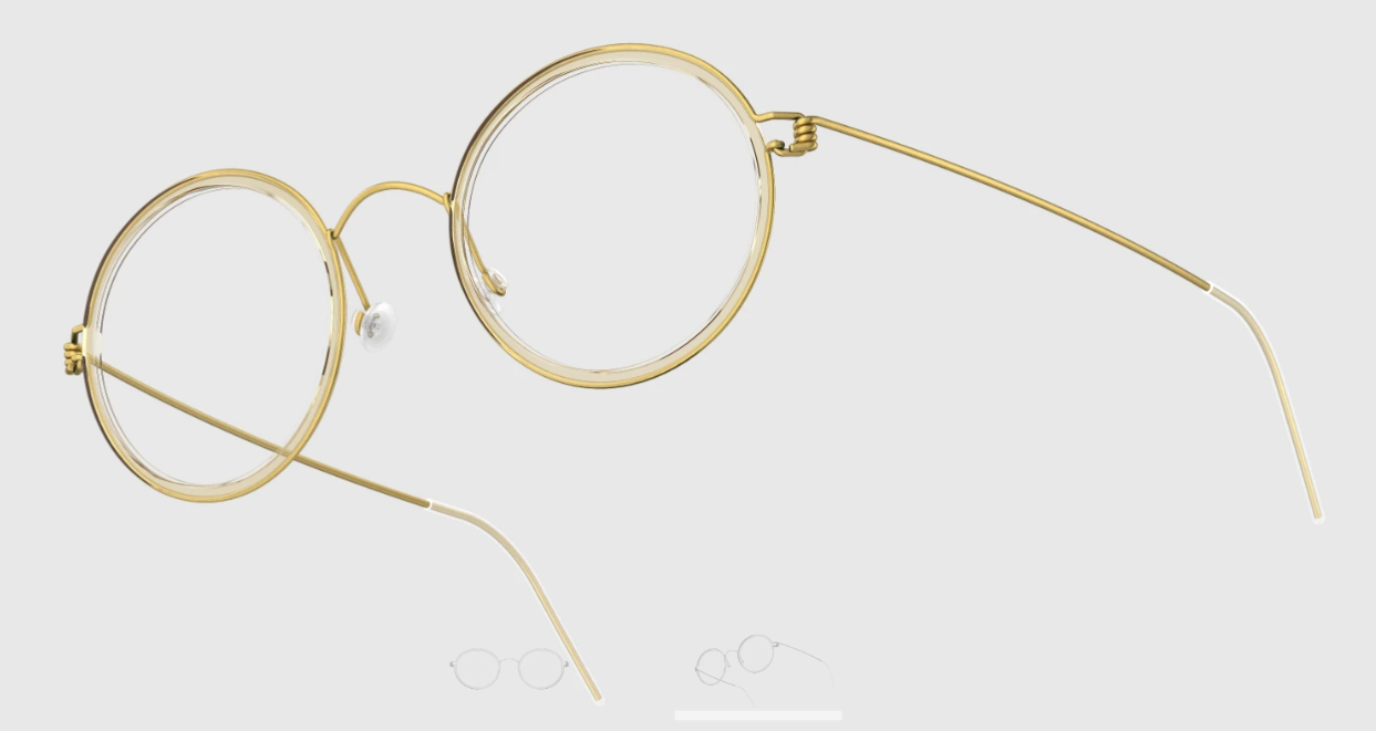 Lindberg Air Rim Round Eyeglasses