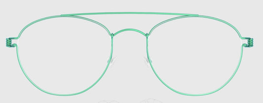 Lindberg Air Rim Aviator Eyeglasses