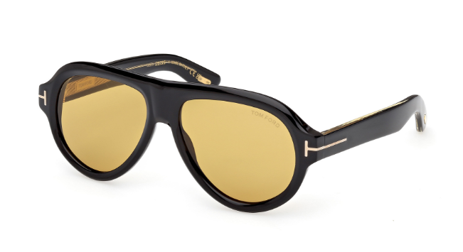 Tom Ford Icon Collection Pilot Acetate Sunglasses
