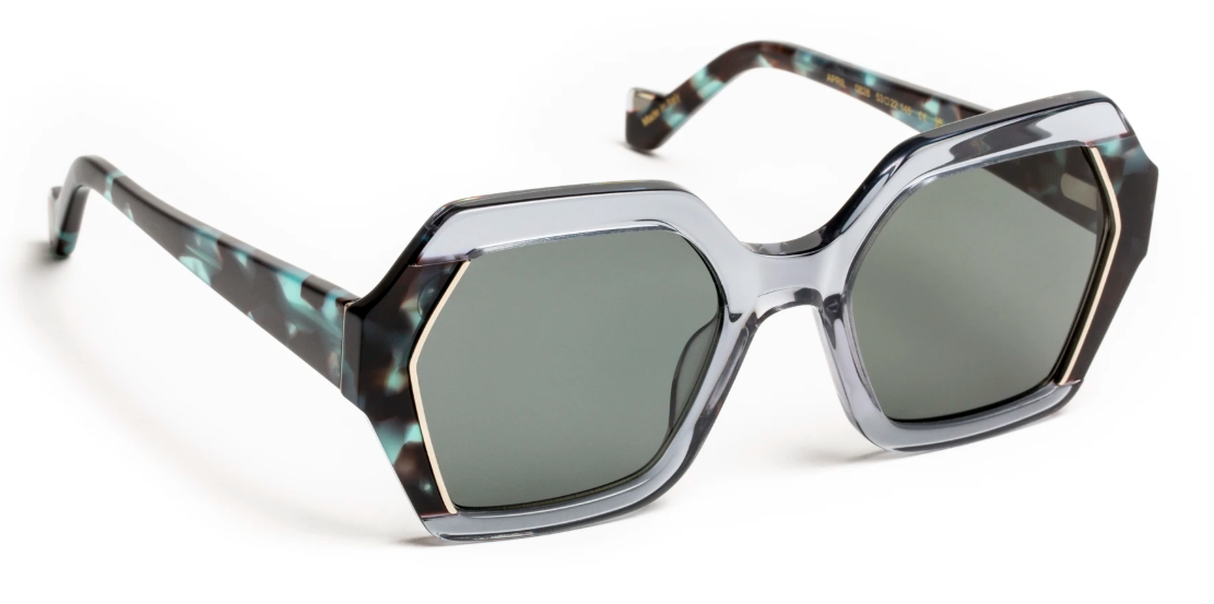 J.F.REY APRIL Hexagonal Polarized Sunglasses