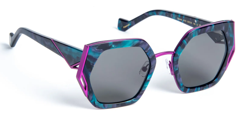 J.F.REY BABETTE Hexagonal Polarized Sunglasses