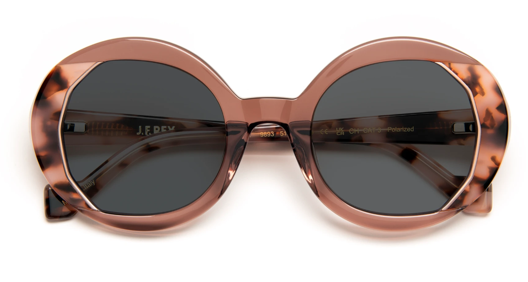 J.F.REY AMANDA Round Polarized Sunglasses