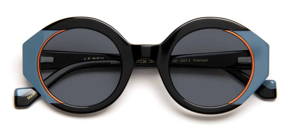 J.F.REY ANNA Round Polarized Sunglasses