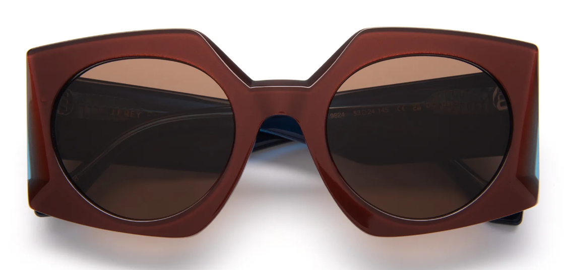 J.F.REY BIANCA Hexagonal Polarized Sunglasses