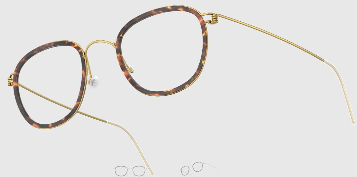 Lindberg Air Rim Round Eyeglasses