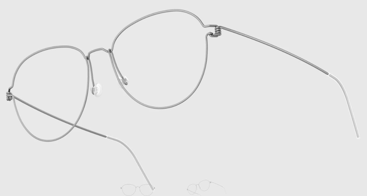 Lindberg Air Rim Round Eyeglasses