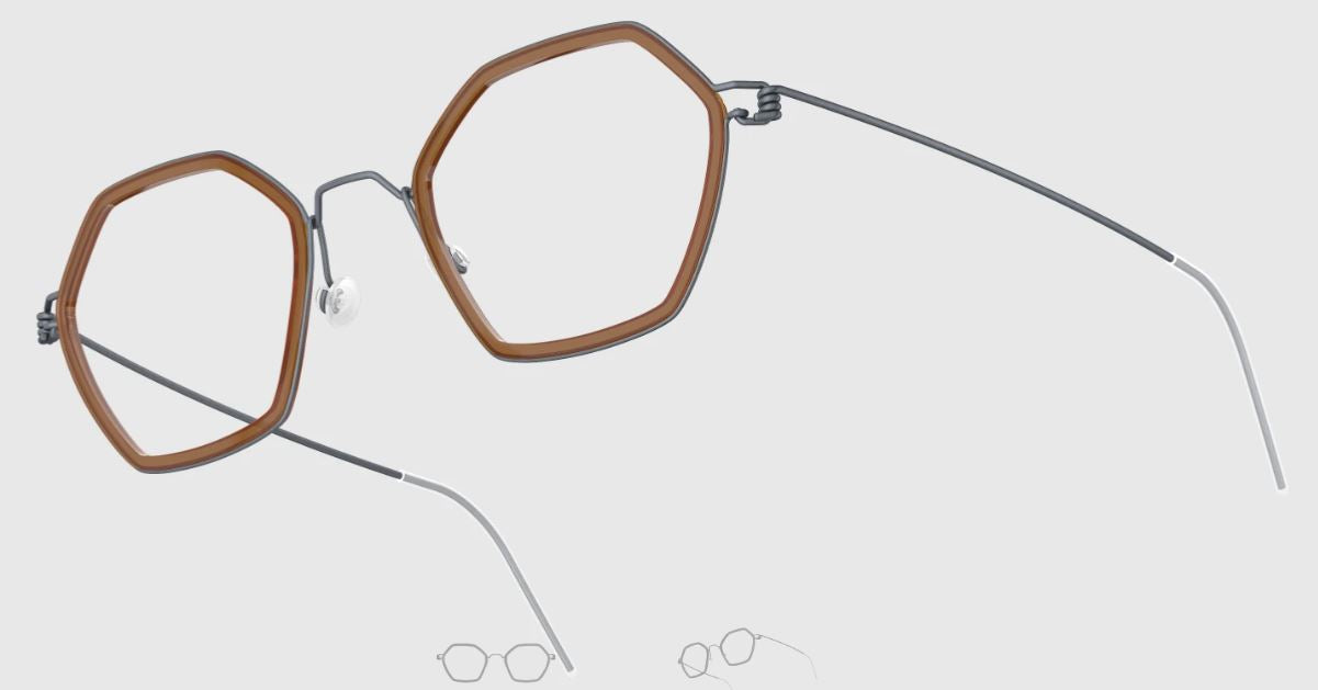 Lindberg Air Titanium Rim Geometric Eyeglasses