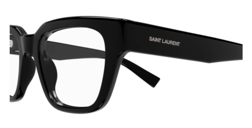 Saint Laurent Round Square Acetate Eyeglasses