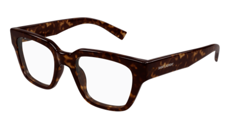 Saint Laurent Round Square Acetate Eyeglasses