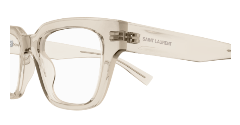 Saint Laurent Round Square Acetate Eyeglasses