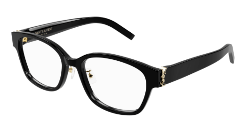 Saint Laurent Round Rectangular Acetate Eyeglasses