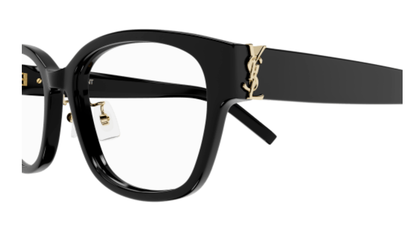 Saint Laurent Round Rectangular Acetate Eyeglasses