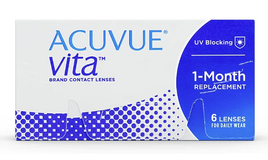 ACUVUE VITA Monthly 12 pack ($86.5/Box after Rebate)