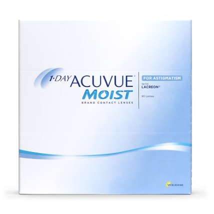 ACUVUE Moist for Astigmatism 1-Day 90 pack ($86.38/Box after Rebate)
