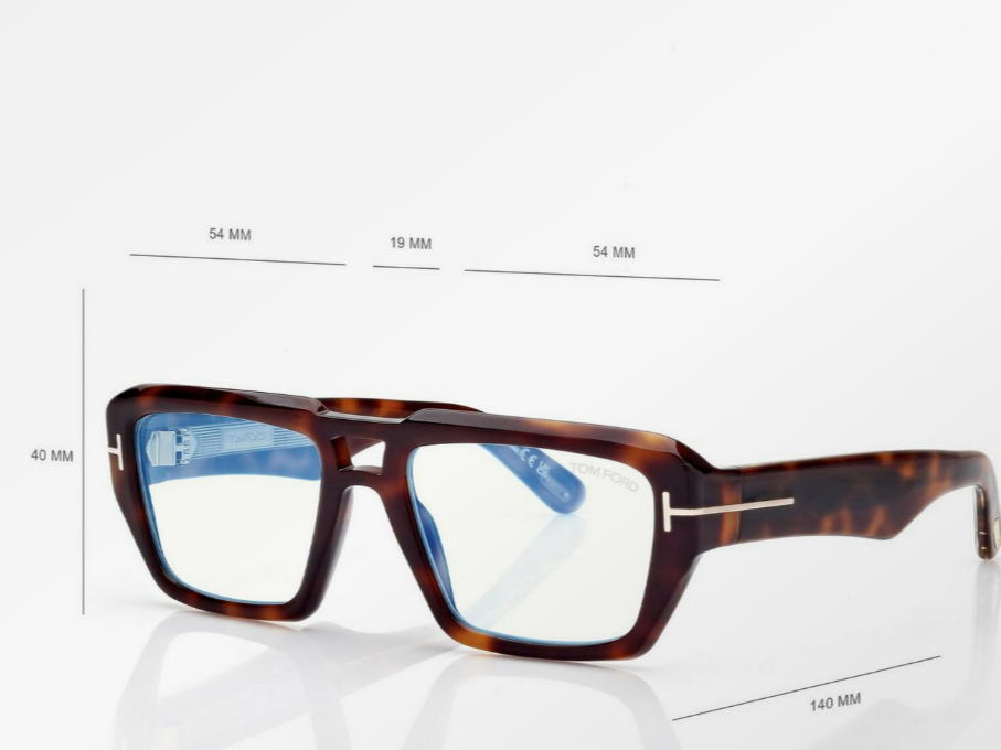 Tom Ford Icon Blue Block Navigator Eyeglasses