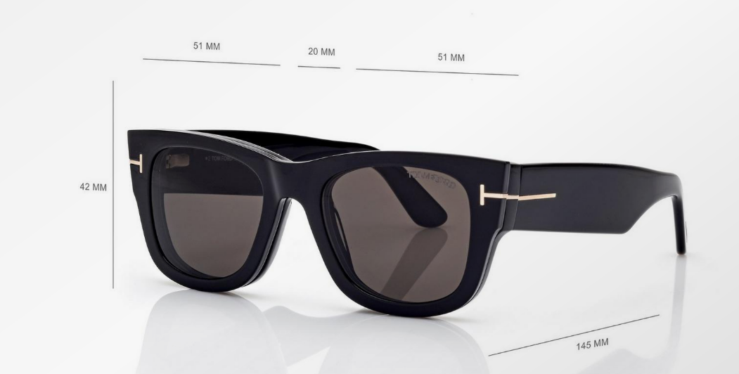 Tom Ford Blue Block Square Opticals with Clip on Sunglasses