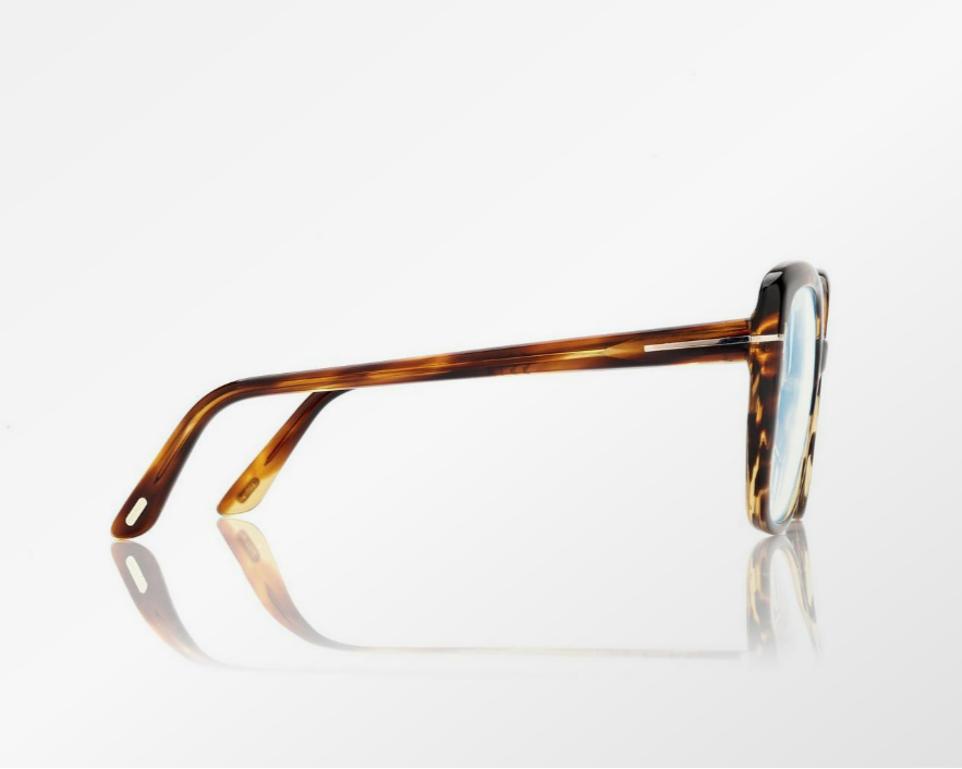 Tom Ford Blue Block Square Eyeglasses