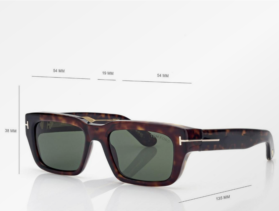 Tom Ford Icon Rectangular Sunglasses