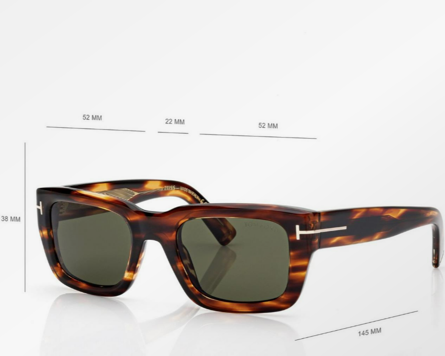 Tom Ford Icon Rectangular Sunglasses