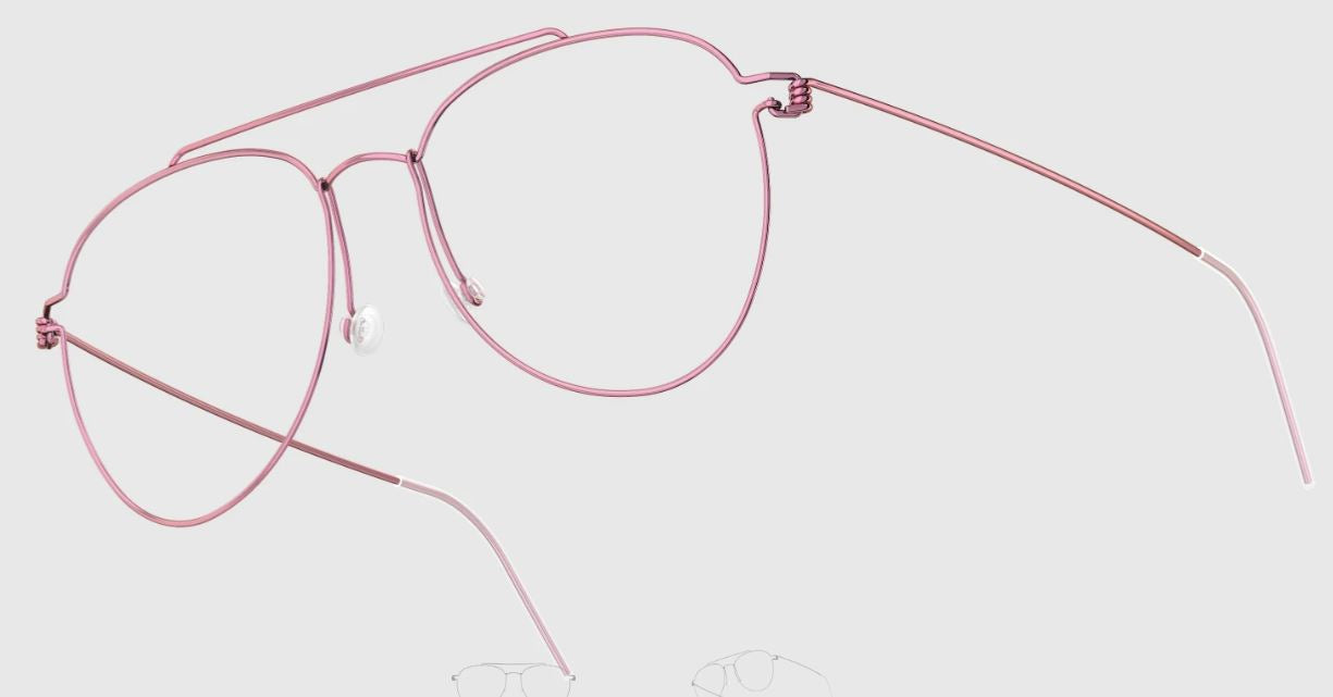 Lindberg Air Rim Aviator Eyeglasses
