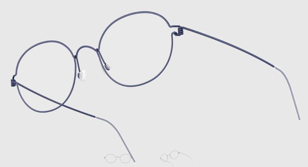 Lindberg Air Rim Round Eyeglasses