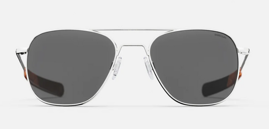 Randolph Aviator 23K White Gold Sunglasses
