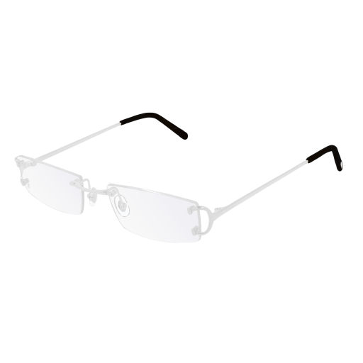 Classic C Motif Rimless Metal Eyeglasses
