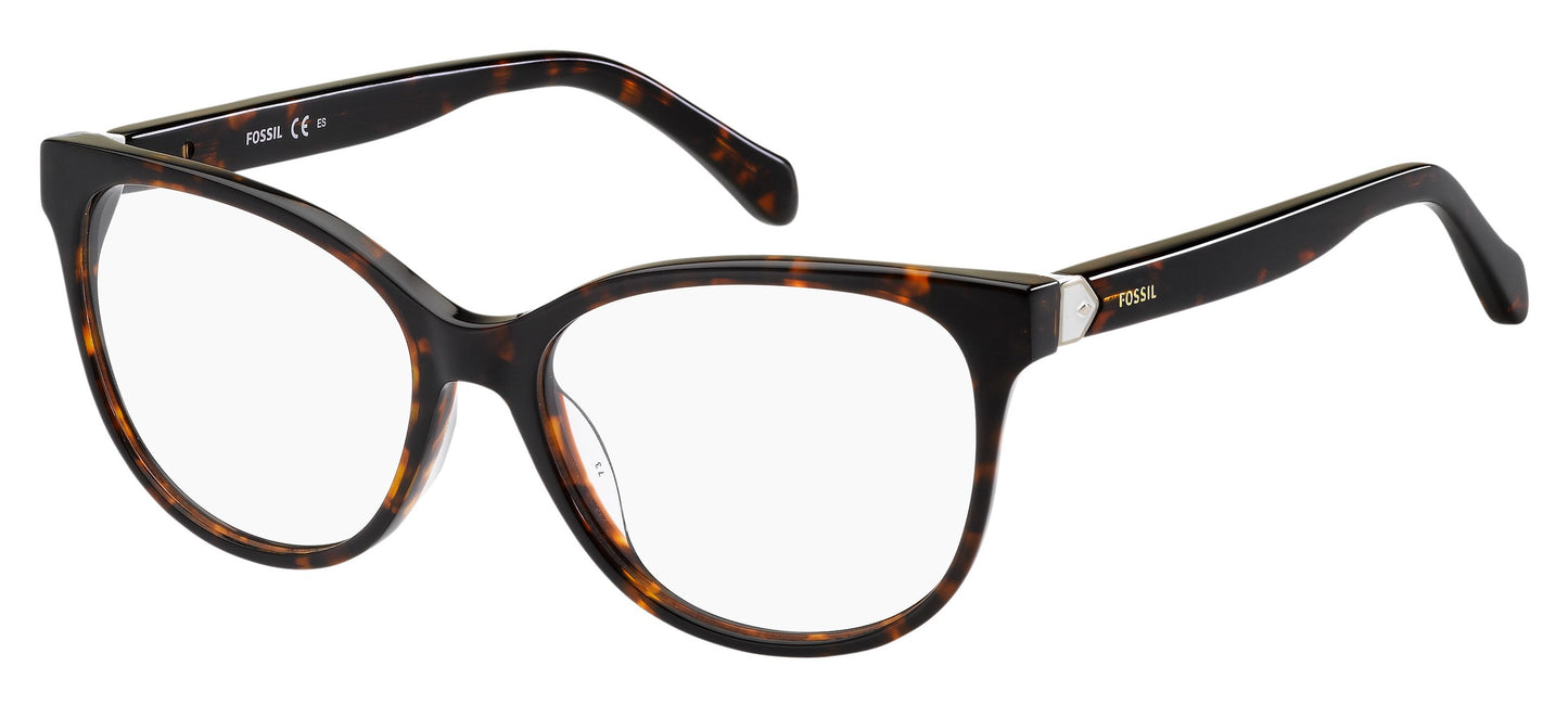 FOSSIL Round Acetate Eyeglasses