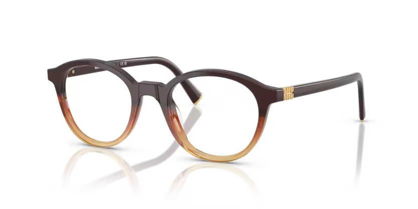 MIU MIU Round Acetate Eyeglasses