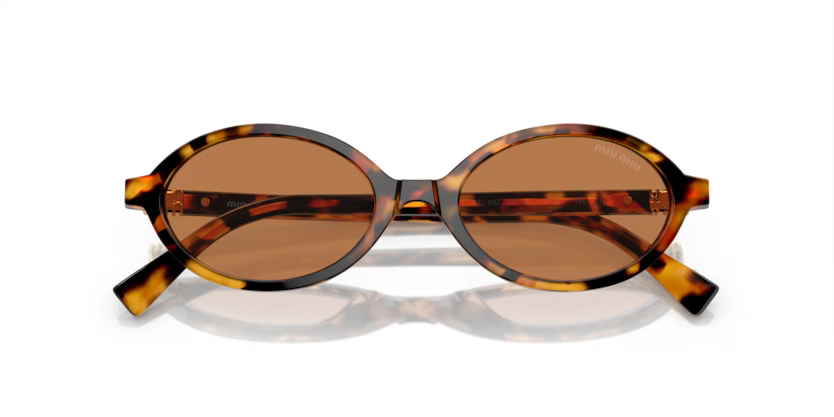 MIU MIU Round Acetate Sunglasses